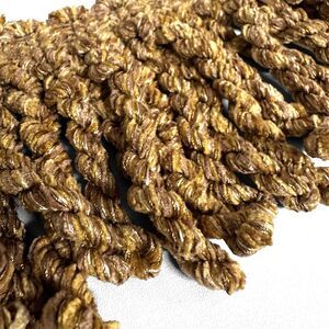 Tan Multi Chenille Twist Rope Bullion Fringe Trim 11+ Yards 3" Embellishment